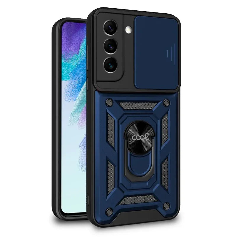 Carcasa COOL para Samsung G990B Galaxy S21 FE Hard Ring Marino - PixelPlaza