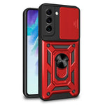 Carcasa COOL para Samsung G990B Galaxy S21 FE Hard Ring Rojo - PixelPlaza