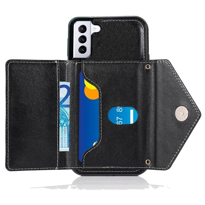 Carcasa COOL para Samsung G996 Galaxy S21 Plus Colgante Wallet Negro - PixelPlaza