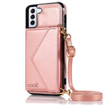 Carcasa COOL para Samsung G996 Galaxy S21 Plus Colgante Wallet Rosa - PixelPlaza