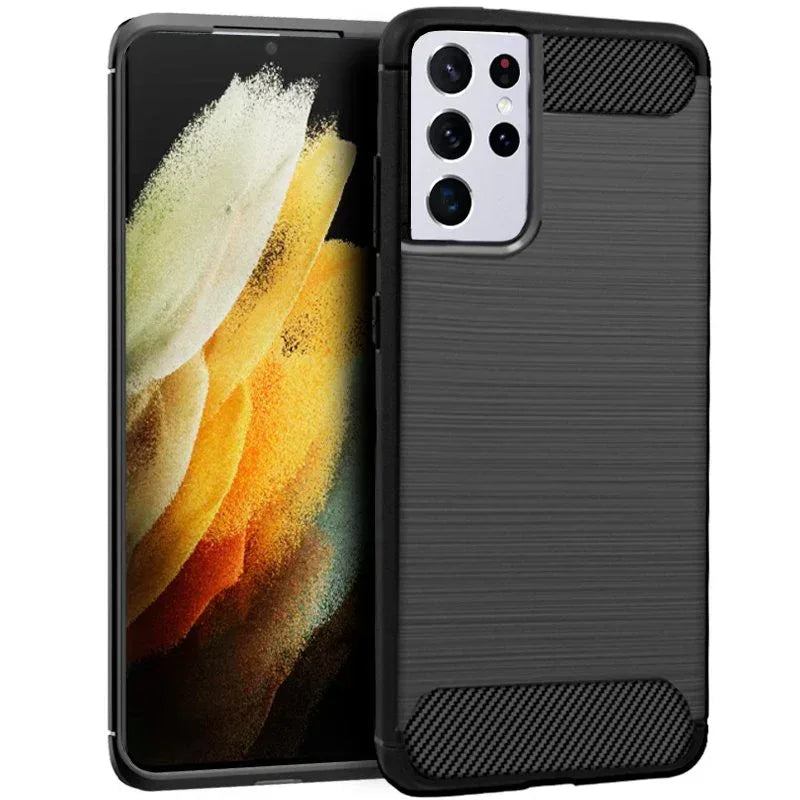 Carcasa COOL para Samsung G998 Galaxy S21 Ultra Carbón Negro - PixelPlaza