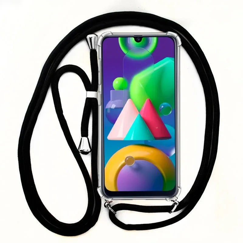 Carcasa COOL para Samsung M215 Galaxy M21 Cordón Negro - PixelPlaza