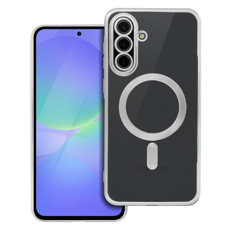 Carcasa COOL para Samsung S721 Galaxy S24 FE Magnética Borde Plata - PixelPlaza
