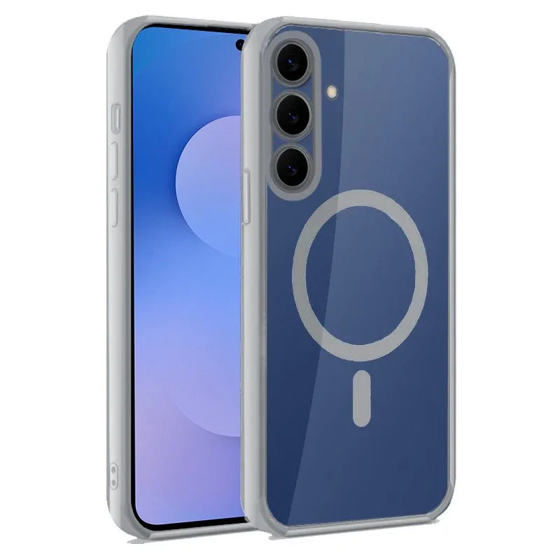 Carcasa COOL para Samsung S731 Galaxy S25 FE Magnética Borde Plata - PixelPlaza