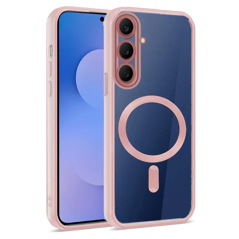 Carcasa COOL para Samsung S731 Galaxy S25 FE Magnética Borde Rosa - PixelPlaza
