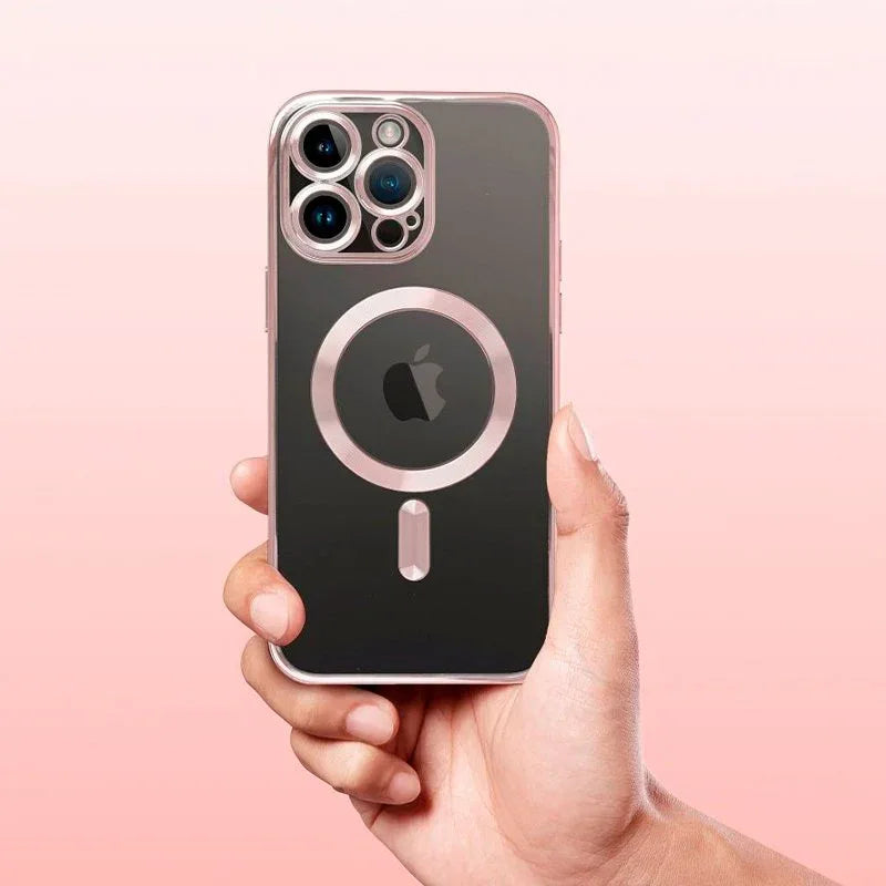 Carcasa COOL para Samsung S731 Galaxy S25 FE Magnética Borde Rosa - PixelPlaza