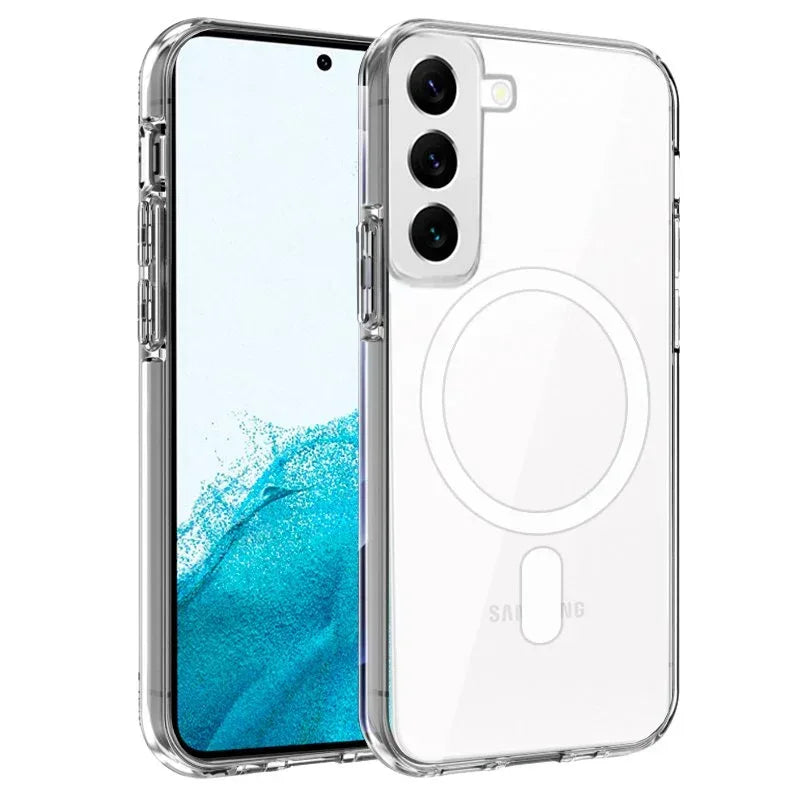 Carcasa COOL para Samsung S901 Galaxy S22 Magnética Transparente - PixelPlaza