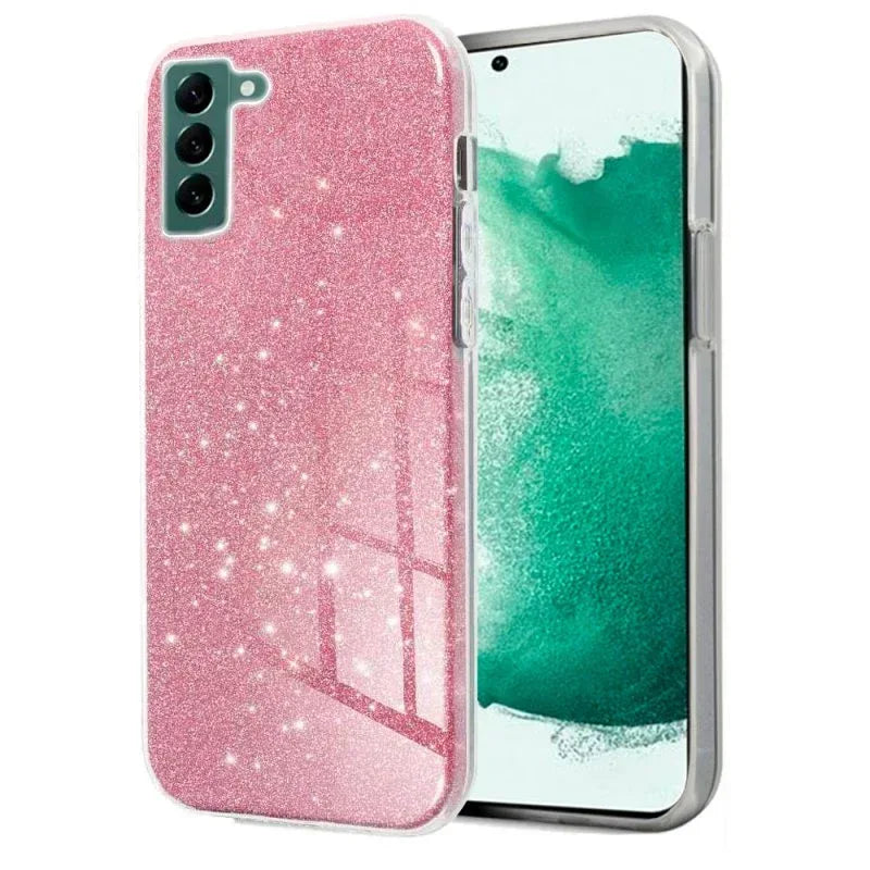 Carcasa COOL para Samsung S906 Galaxy S22 Plus Glitter Rosa - PixelPlaza
