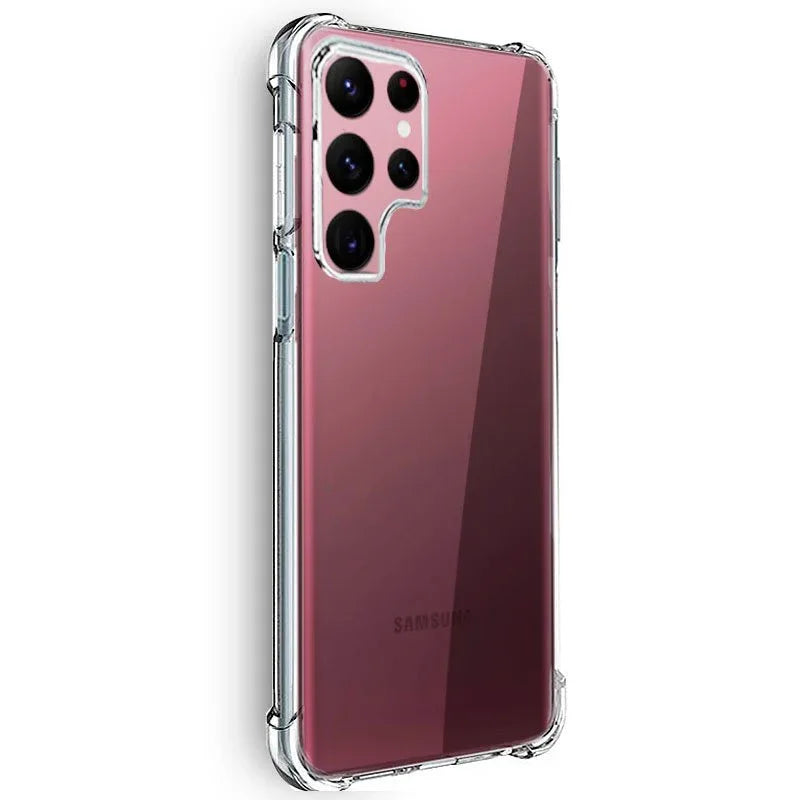 Carcasa COOL para Samsung S908 Galaxy S22 Ultra AntiShock Transparente - PixelPlaza