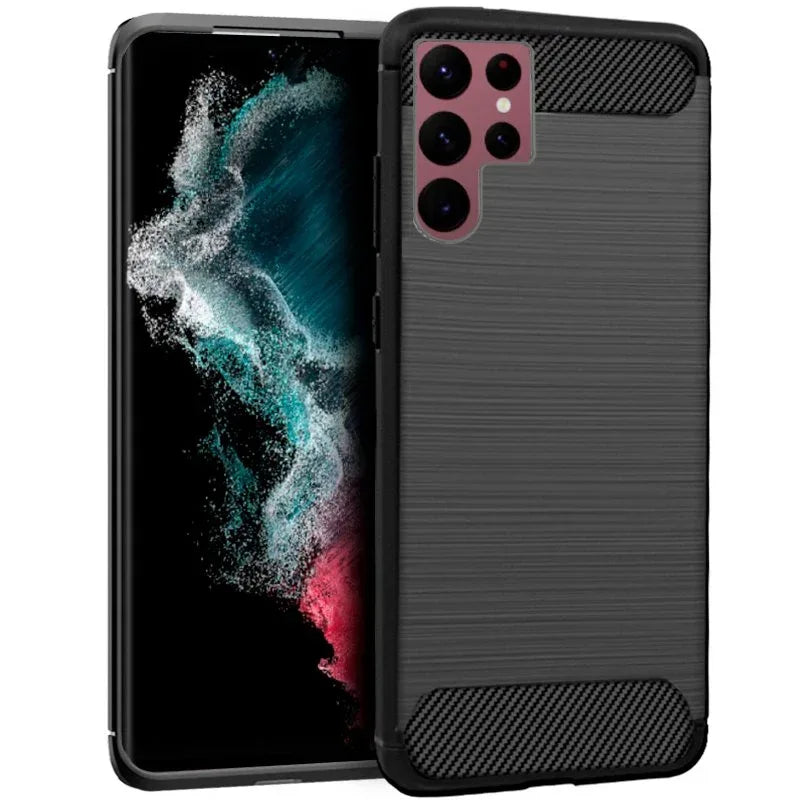Carcasa COOL para Samsung S908 Galaxy S22 Ultra Carbón Negro - PixelPlaza