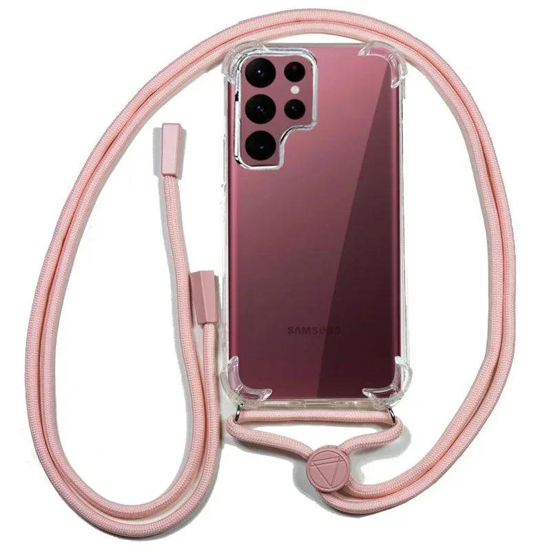 Carcasa COOL para Samsung S908 Galaxy S22 Ultra Cordón Rosa - PixelPlaza