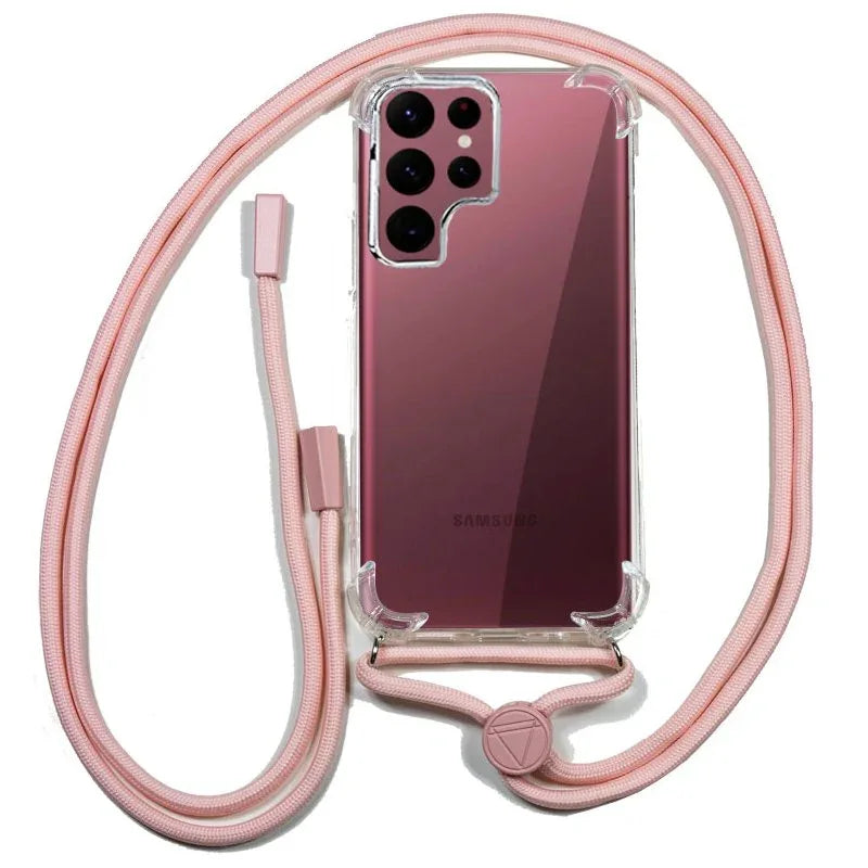 Carcasa COOL para Samsung S908 Galaxy S22 Ultra Cordón Rosa - PixelPlaza