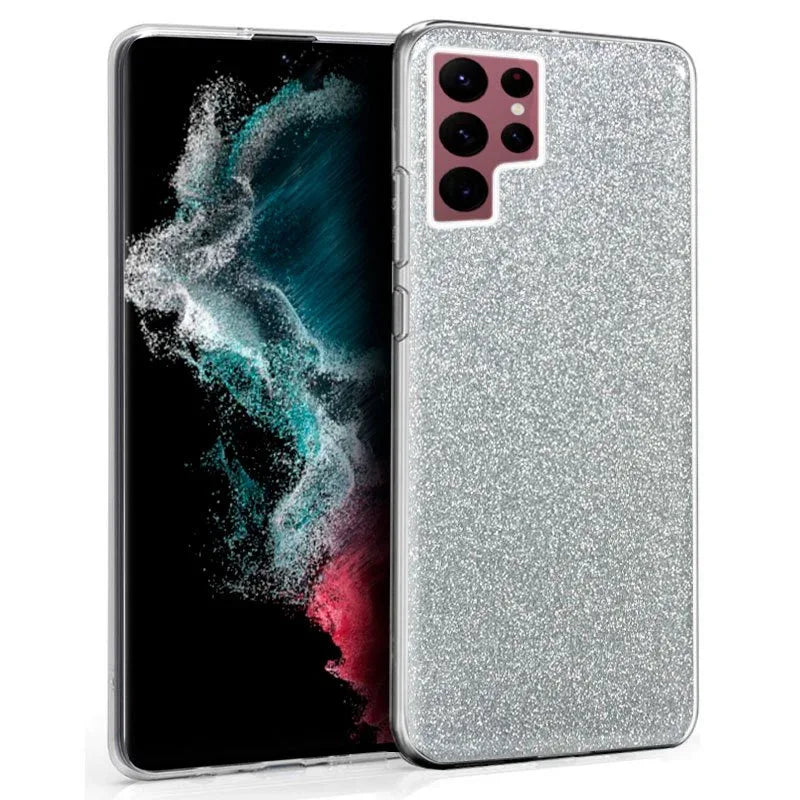 Carcasa COOL para Samsung S908 Galaxy S22 Ultra Glitter Plata - PixelPlaza