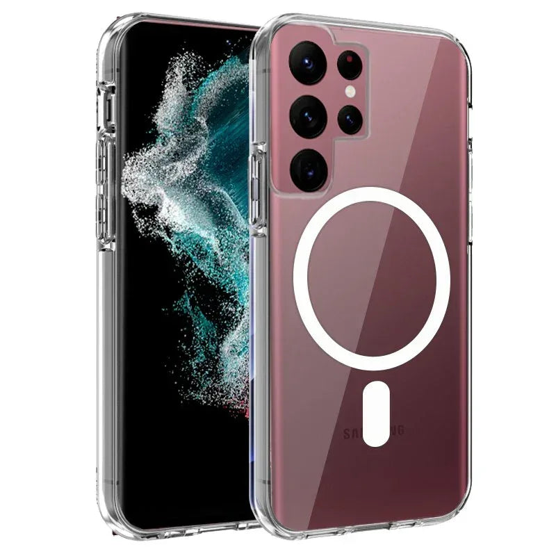 Carcasa COOL para Samsung S908 Galaxy S22 Ultra Magnética Transparente - PixelPlaza