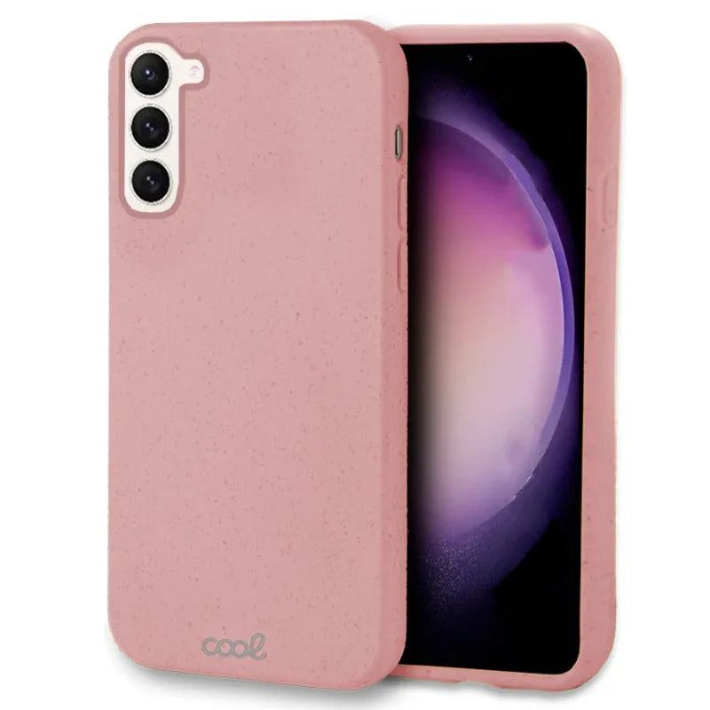 Carcasa COOL para Samsung S916 Galaxy S23 Plus Eco Biodegradable Rosa - PixelPlaza