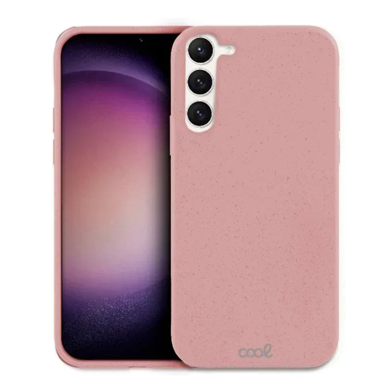 Carcasa COOL para Samsung S916 Galaxy S23 Plus Eco Biodegradable Rosa - PixelPlaza