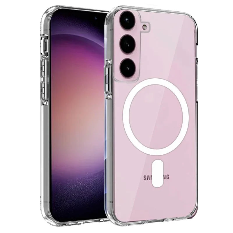 Carcasa COOL para Samsung S916 Galaxy S23 Plus Magnética Transparente - PixelPlaza