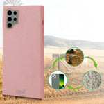 Carcasa COOL para Samsung S918 Galaxy S23 Ultra Eco Biodegradable Rosa - PixelPlaza