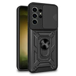 Carcasa COOL para Samsung S918 Galaxy S23 Ultra Hard Ring Negro - PixelPlaza