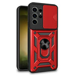 Carcasa COOL para Samsung S918 Galaxy S23 Ultra Hard Ring Rojo - PixelPlaza