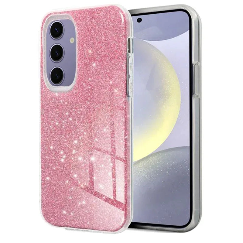 Carcasa COOL para Samsung S921 Galaxy S24 / S25 Glitter Rosa - PixelPlaza