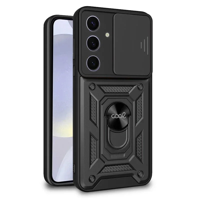 Carcasa COOL para Samsung S921 Galaxy S24 / S25 Hard Ring Negro - PixelPlaza
