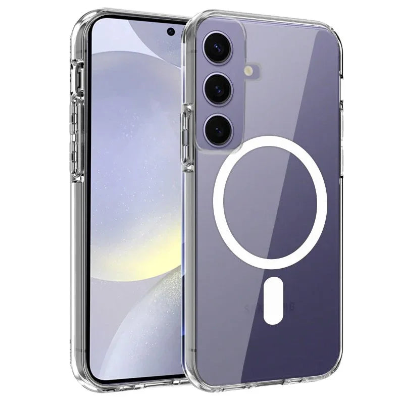Carcasa COOL para Samsung S921 Galaxy S24 / S25 Magnética Transparente - PixelPlaza