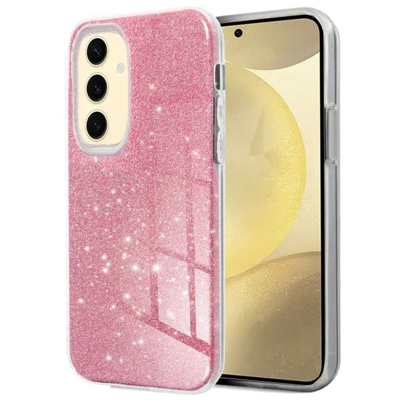 Carcasa COOL para Samsung S926 Galaxy S24 Plus / S25 Plus Glitter Rosa - PixelPlaza