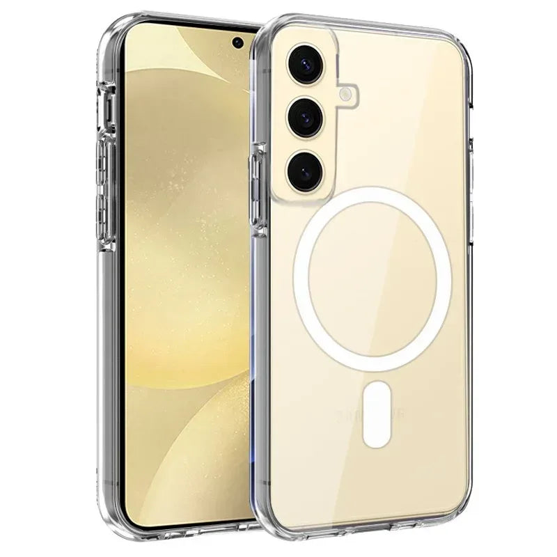 Carcasa COOL para Samsung S926 Galaxy S24 Plus / S25 Plus Magnética Transparente - PixelPlaza