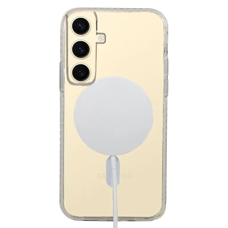 Carcasa COOL para Samsung S926 Galaxy S24 Plus / S25 Plus Magnética Transparente - PixelPlaza