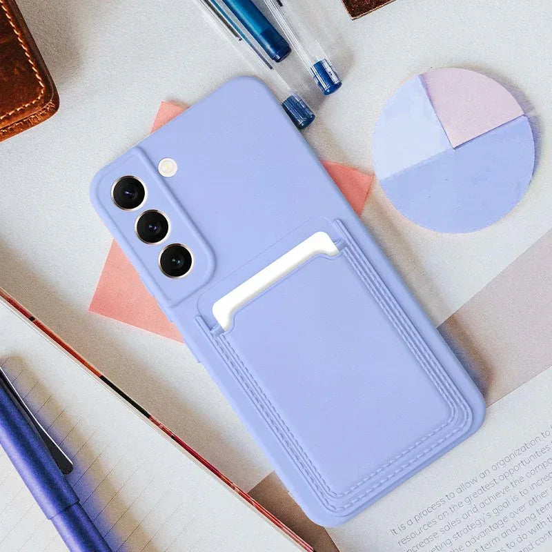 Carcasa COOL para Samsung S928 Galaxy S24 Ultra Card Violeta - PixelPlaza