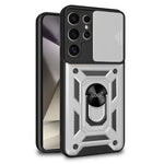 Carcasa COOL para Samsung S928 Galaxy S24 Ultra Hard Ring Plata - PixelPlaza