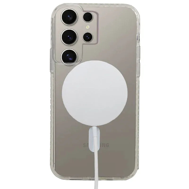 Carcasa COOL para Samsung S928 Galaxy S24 Ultra Magnética Transparente - PixelPlaza