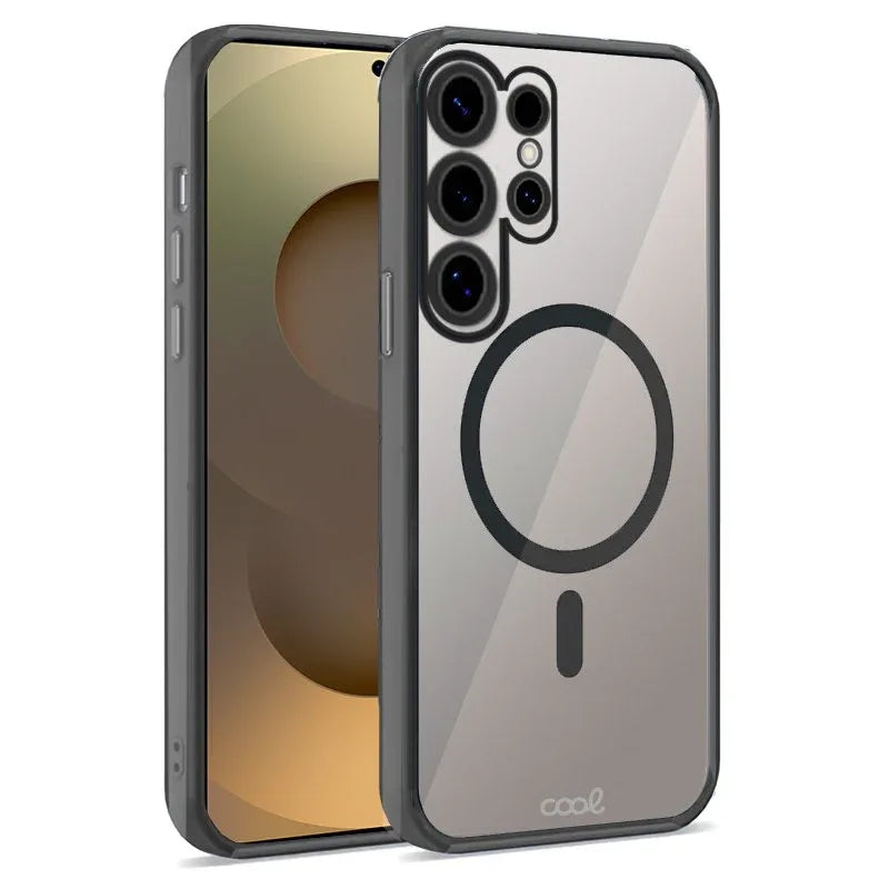 Carcasa COOL para Samsung S938 Galaxy S25 Ultra Magnética Borde Negro - PixelPlaza