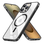 Carcasa COOL para Samsung S938 Galaxy S25 Ultra Magnética Borde Negro - PixelPlaza