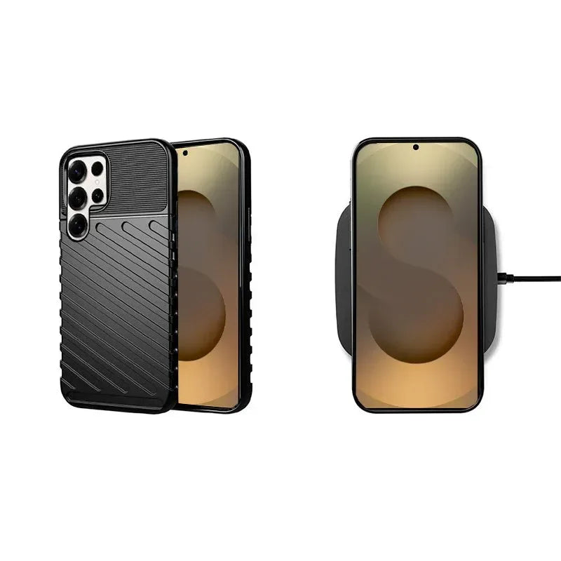Carcasa COOL para Samsung S938 Galaxy S25 Ultra Thunder Negro - PixelPlaza
