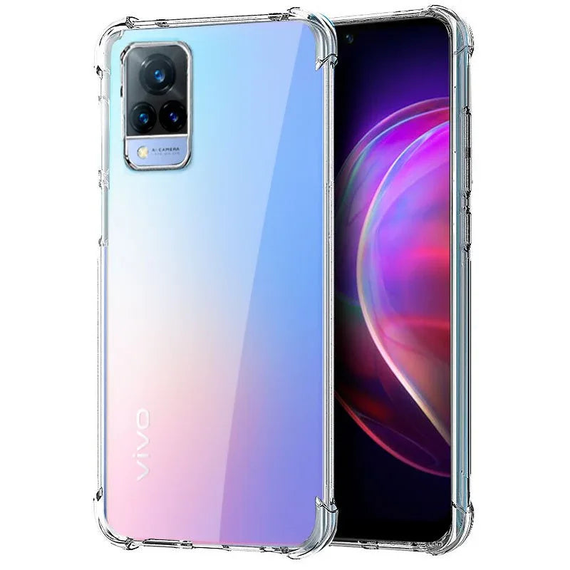 Carcasa COOL para Vivo V21 5G AntiShock Transparente - PixelPlaza
