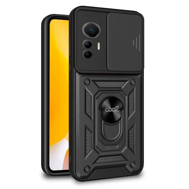 Carcasa COOL para Xiaomi 12 Lite Hard Ring Negro - PixelPlaza