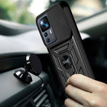 Carcasa COOL para Xiaomi 12T / 12T Pro Hard Ring Negro - PixelPlaza
