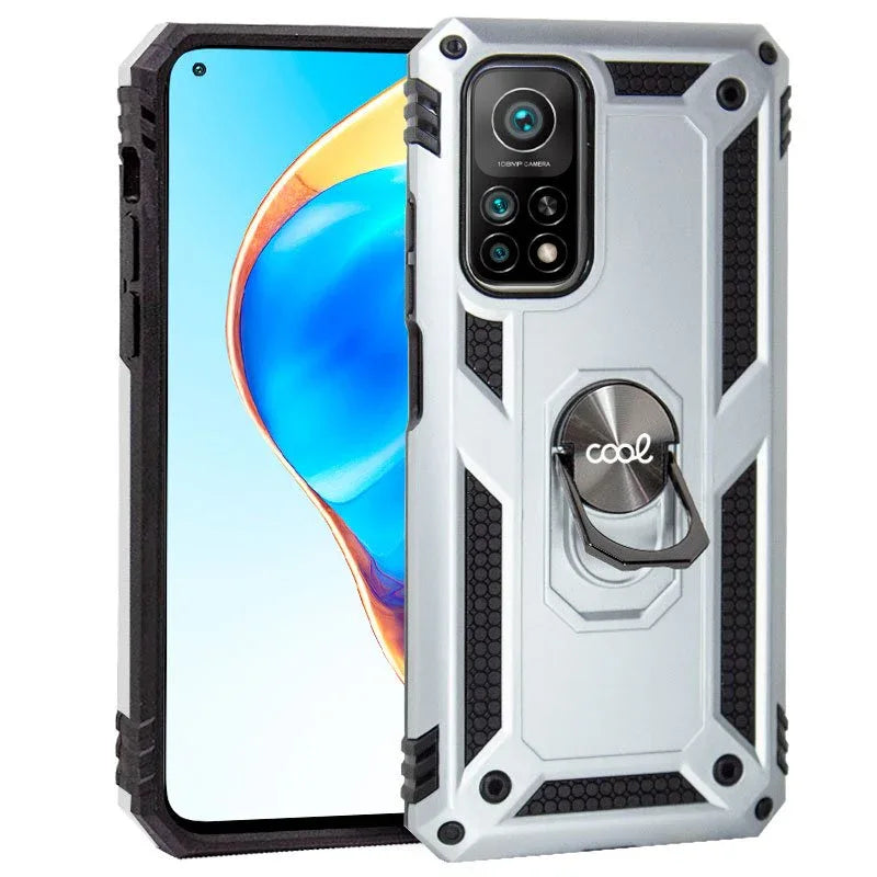 Carcasa COOL para Xiaomi Mi 10T / Mi 10T Pro Hard Anilla Plata - PixelPlaza