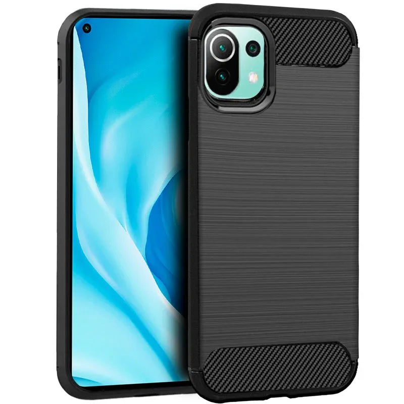 Carcasa COOL para Xiaomi Mi 11 Lite / Mi 11 Lite 5G Carbón Negro - PixelPlaza