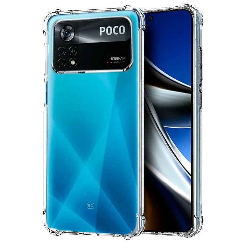 Carcasa COOL para Xiaomi Poco X4 Pro 5G Antishock Transparente - PixelPlaza