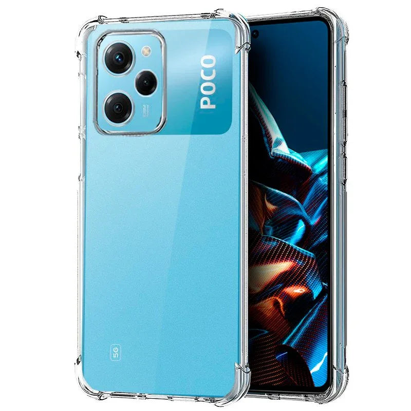 Carcasa COOL para Xiaomi Poco X5 Pro 5G AntiShock Transparente - PixelPlaza