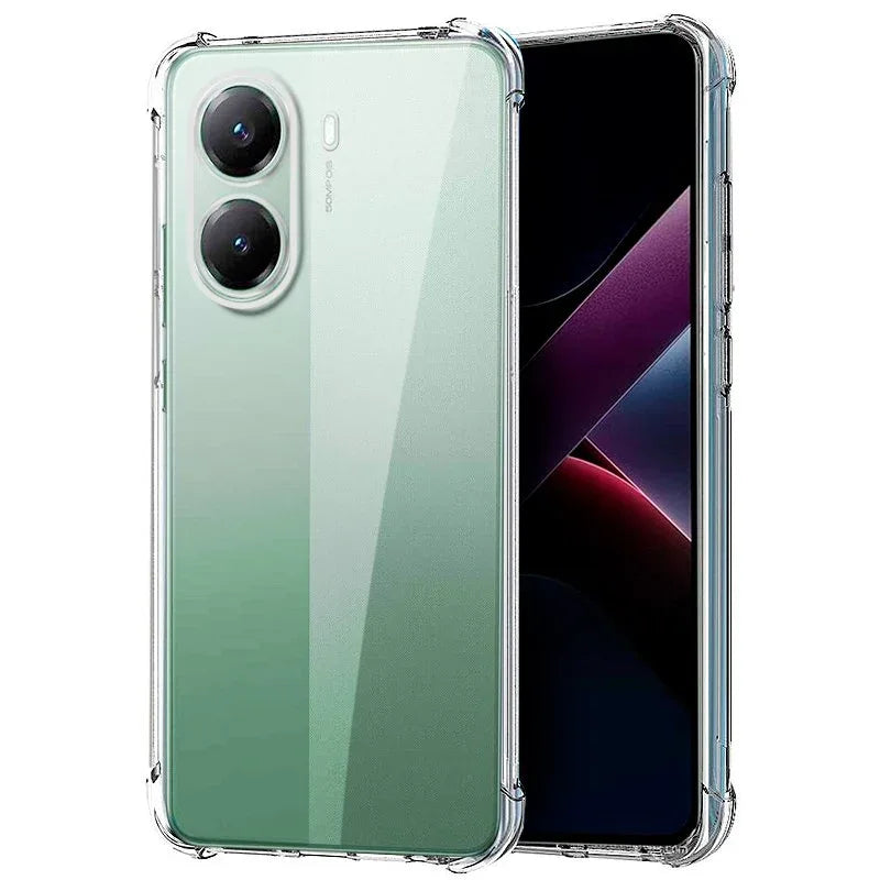 Carcasa COOL para Xiaomi Poco X7 Pro 5G AntiShock Transparente - PixelPlaza
