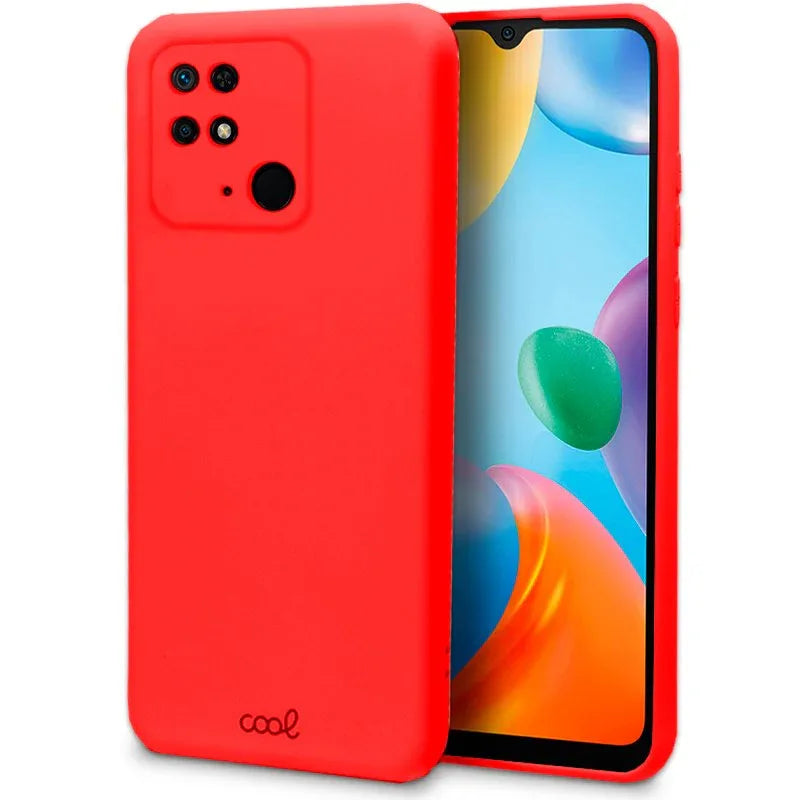Carcasa COOL para Xiaomi Redmi 10C Cover Rojo - PixelPlaza