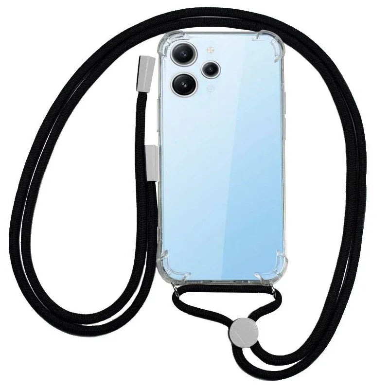 Carcasa COOL para Xiaomi Redmi 12 / Redmi 12 5G Cordón Negro - PixelPlaza