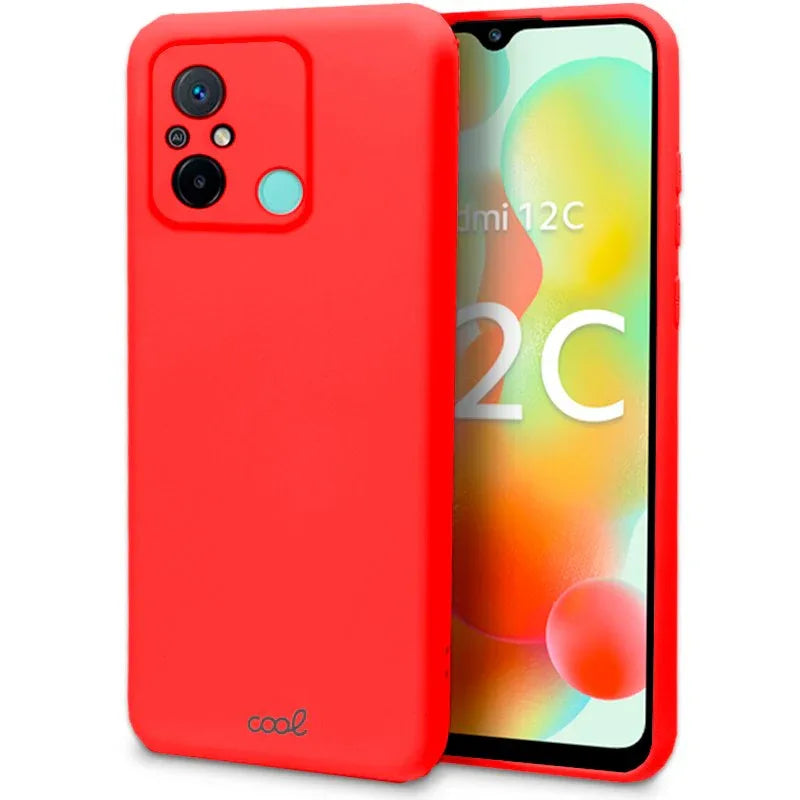 Carcasa COOL para Xiaomi Redmi 12C Cover Rojo - PixelPlaza