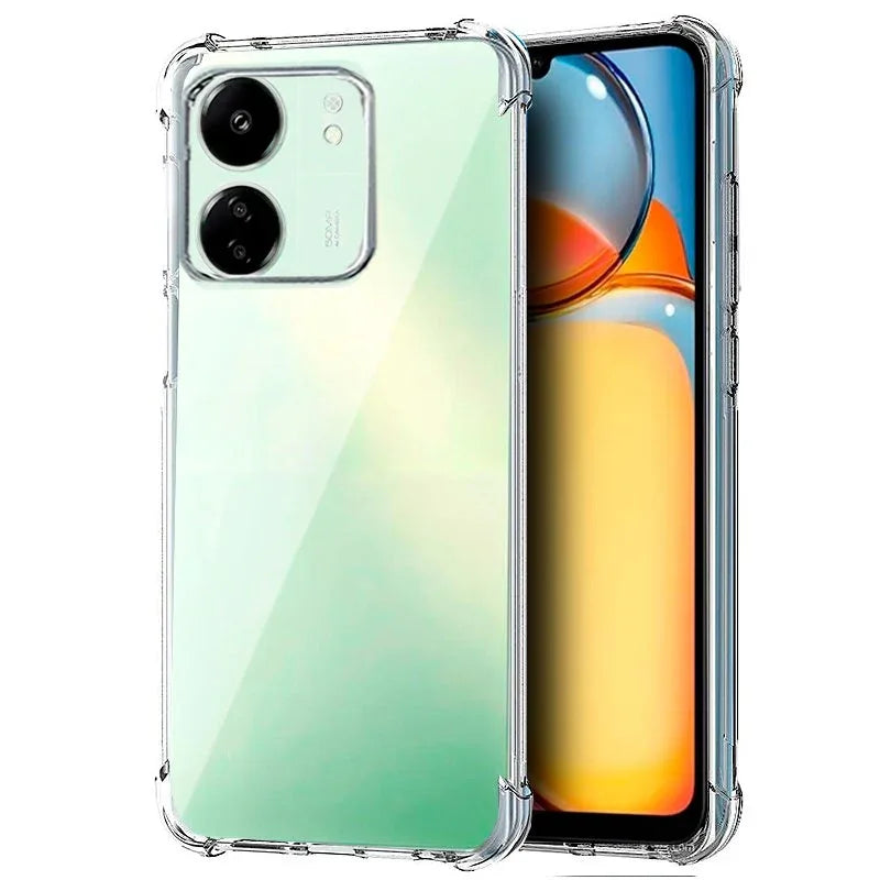 Carcasa COOL para Xiaomi Redmi 13C / 13C 5G / Poco C65 AntiShock Transparente - PixelPlaza