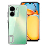 Carcasa COOL para Xiaomi Redmi 13C / 13C 5G / Poco C65 Borde Metalizado (Plata) - PixelPlaza