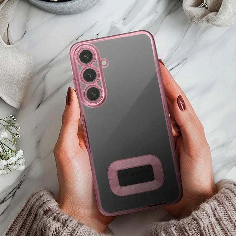 Carcasa COOL para Xiaomi Redmi 13C / 13C 5G / Poco C65 Borde Metalizado (Rosa) - PixelPlaza